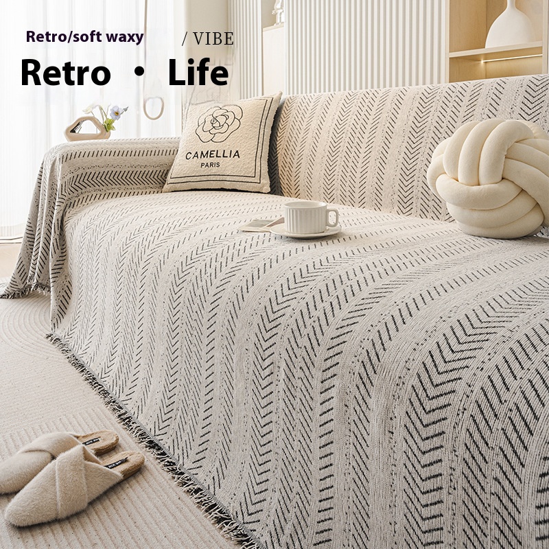 Outdoor Furniture L Shape - Desain Sarung Sofa Rumah Motif Tulang