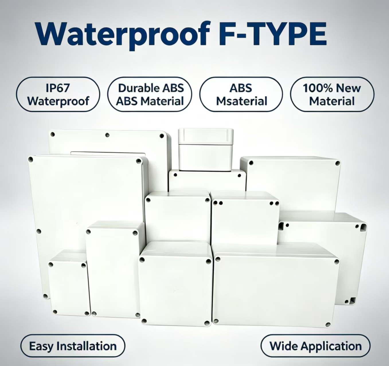 Outdoor Furniture Outlet - Kotak Sambungan Tahan Air ABS IP67
