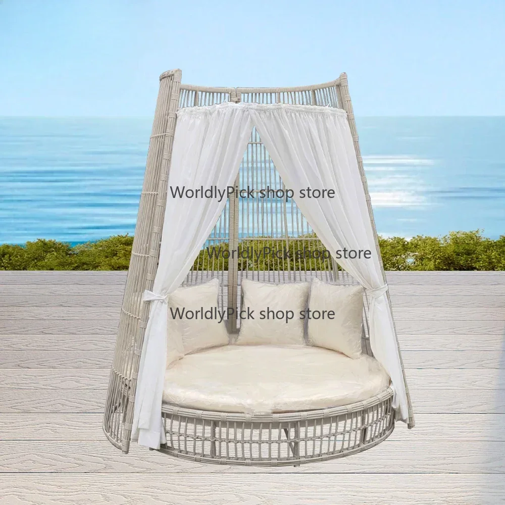 Outdoor Furniture In Bali - Cube Hotel Resort Rattan Beach Cabana