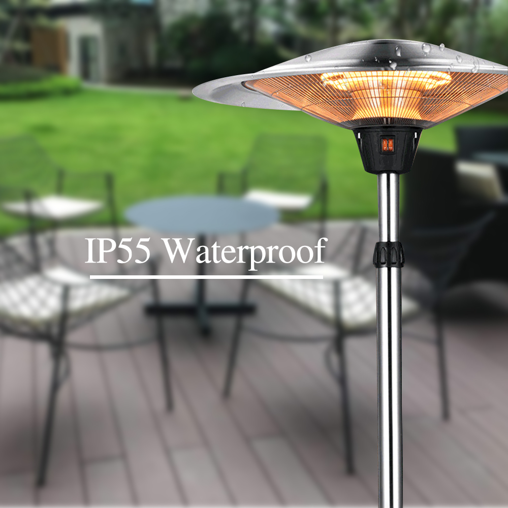 Patio Heater Standing - Pemanas Taman Luar Ruangan Elektrik Gantung