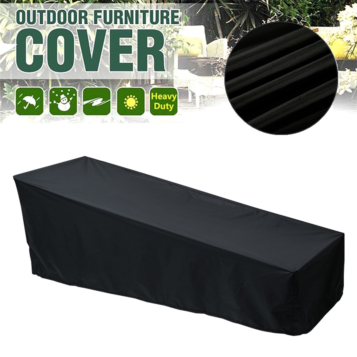 Outdoor Furniture Fabric Waterproof - Sarung taman luar ruangan, sarung kursi