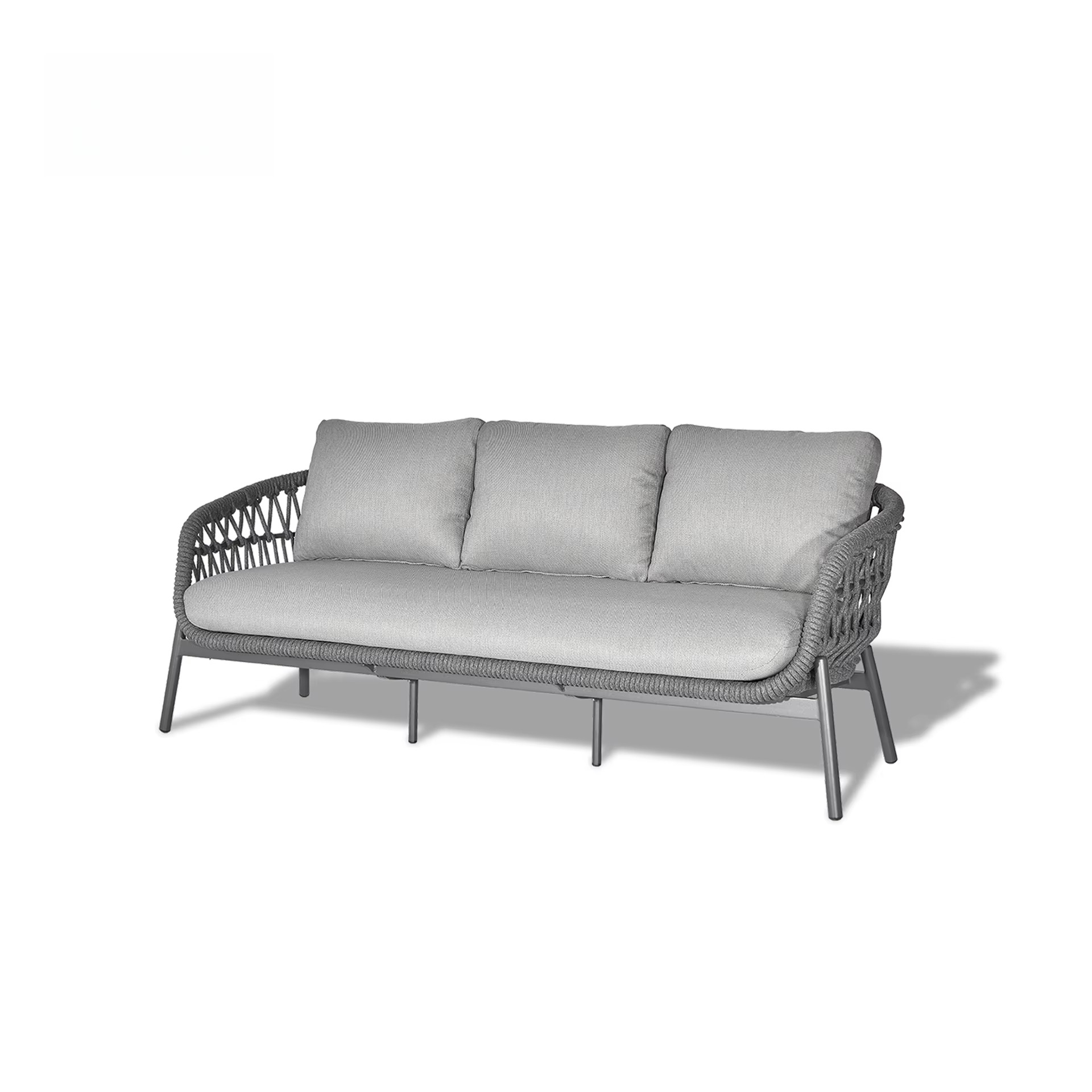 Outdoor Furniture Rope - Set Sofa Taman Rotan Anyaman Tahan