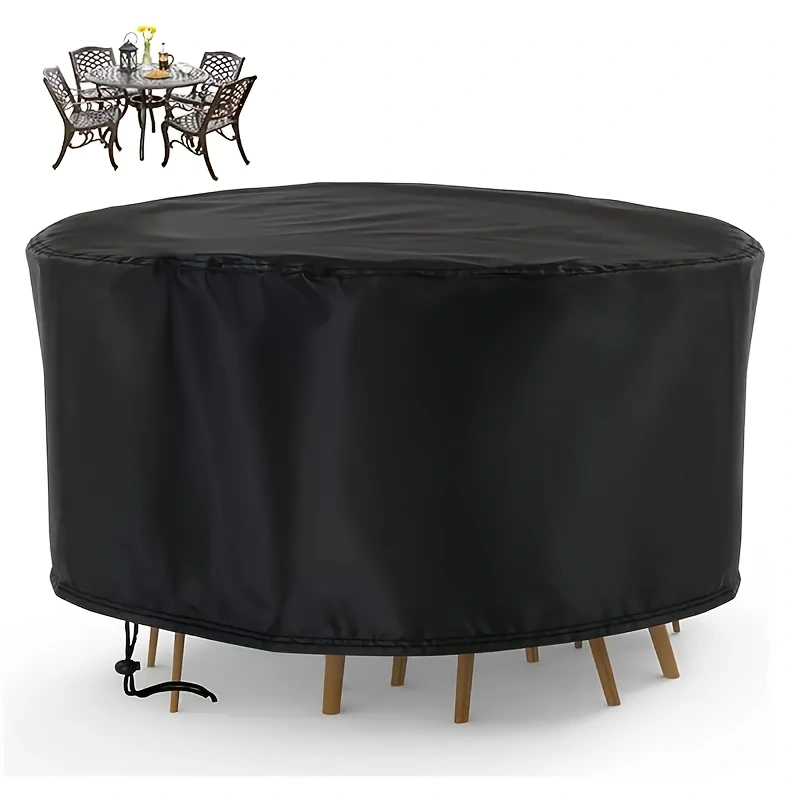 Outdoor Furniture Deals - Penutup Furnitur Teras Bulat Tahan Air