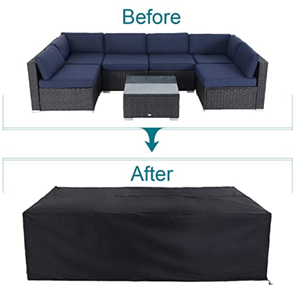 Sarung Furnitur Teras Ukuran 8 - Outdoor Furniture Fabric Waterproof ulasan dan harga