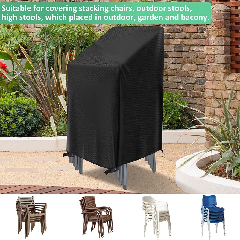 1/2/PCS Penutup Kursi Tumpuk A - Outdoor Furniture Covers Waterproof ulasan dan harga