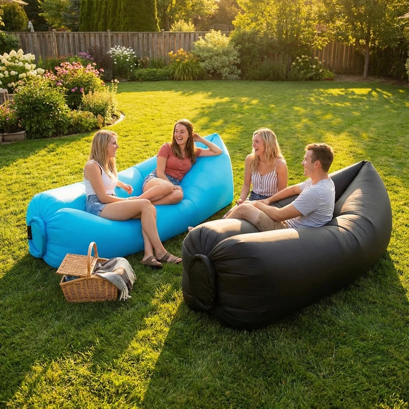 Sofa Udara Tiup Portabel, Kurs - Outdoor Furniture European ulasan dan harga