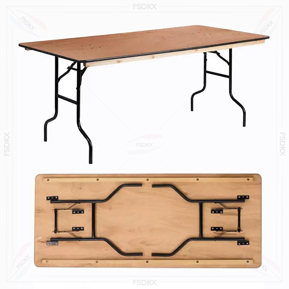 Meja Makan Kayu Acara Lipat Se - Outdoor Furniture Rental For Party ulasan dan harga