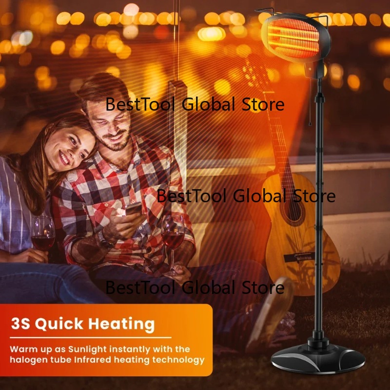 Pemanas Teras Listrik Tahan Ai - Patio Heater Standing ulasan dan harga
