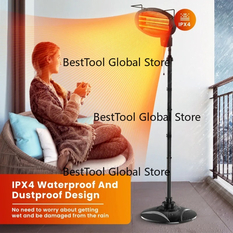 Pemanas Teras Listrik Tahan Ai - Patio Heater Standing ulasan dan harga