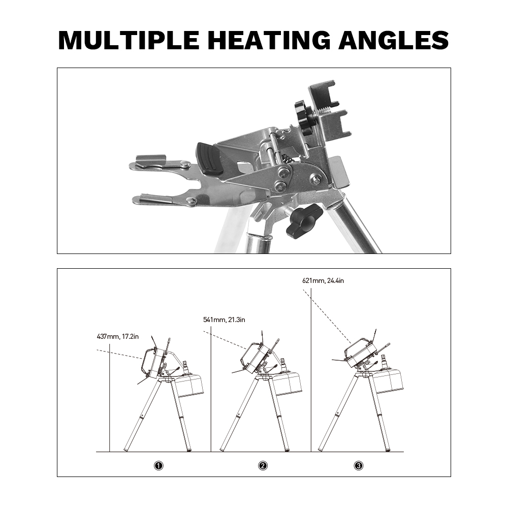 Dudukan Kompor Gas Bunga Matah - Patio Heater Standing ulasan dan harga