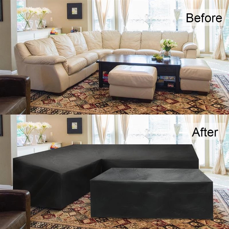 Penutup Furnitur Bentuk L Taha - Outdoor Furniture L Shape ulasan dan harga