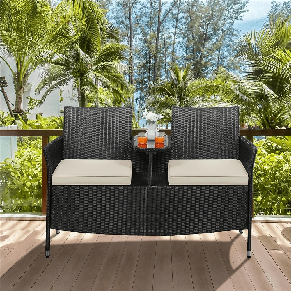 Kursi Ganda Luar Ruangan Premi - Outdoor Furniture Table And Chairs ulasan dan harga