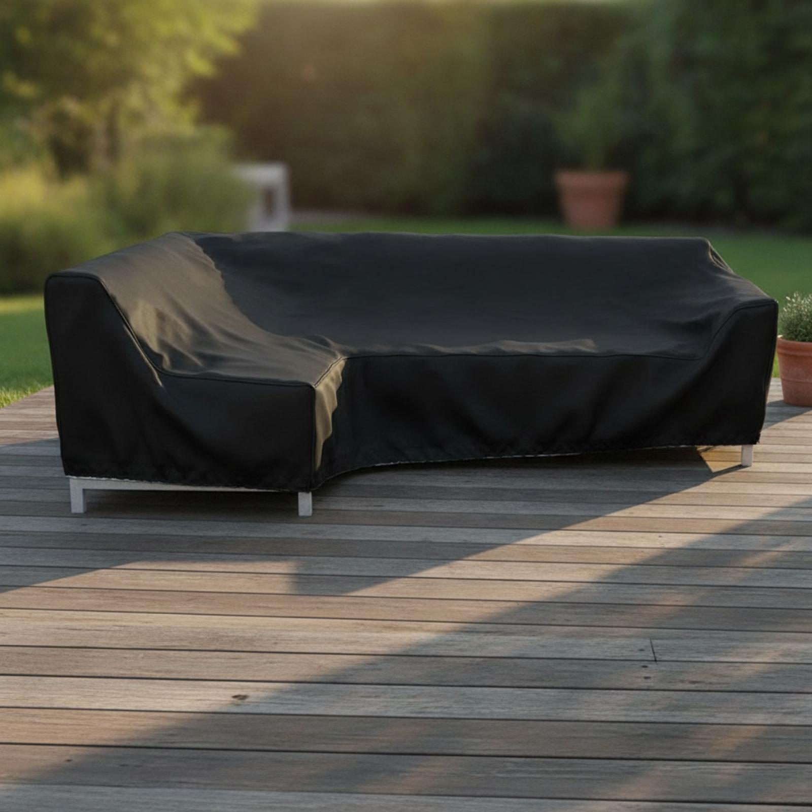 Sarung Sofa Bentuk V Berlapis  - Outdoor Furniture L Shape ulasan dan harga