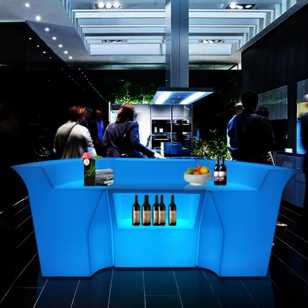 Meja Bar LED Tahan Air untuk L - Outdoor Furniture Rental For Party ulasan dan harga