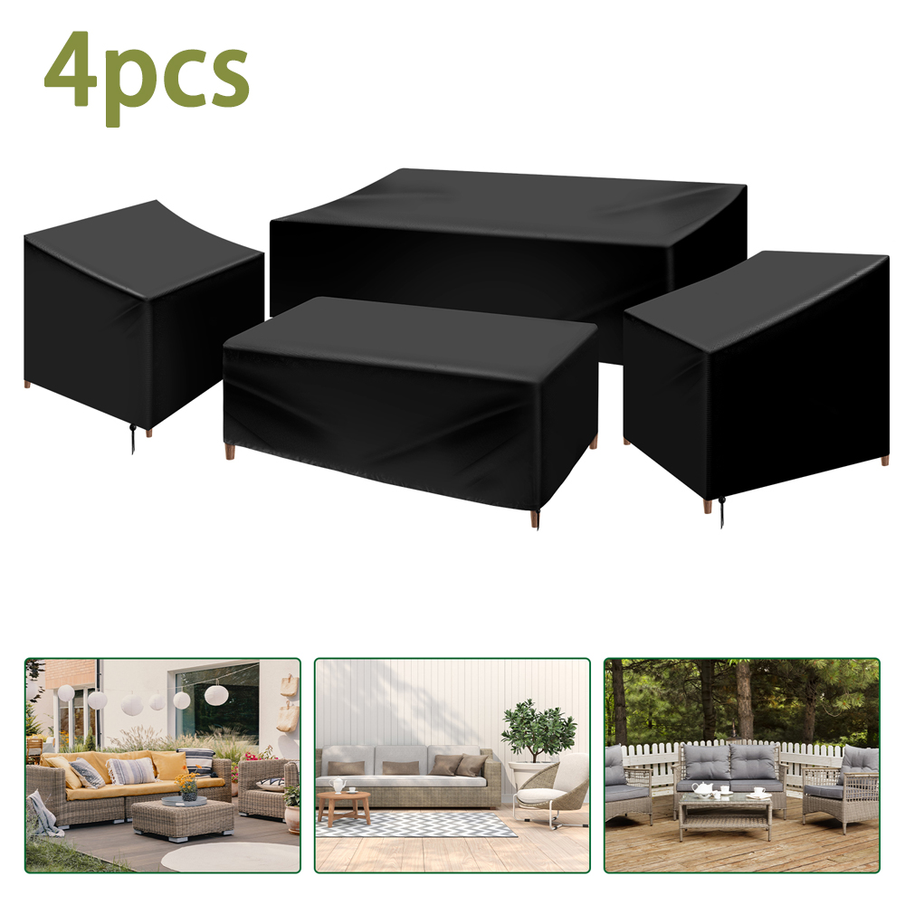 4 buah Set penutup furnitur te - Outdoor Furniture Deals ulasan dan harga