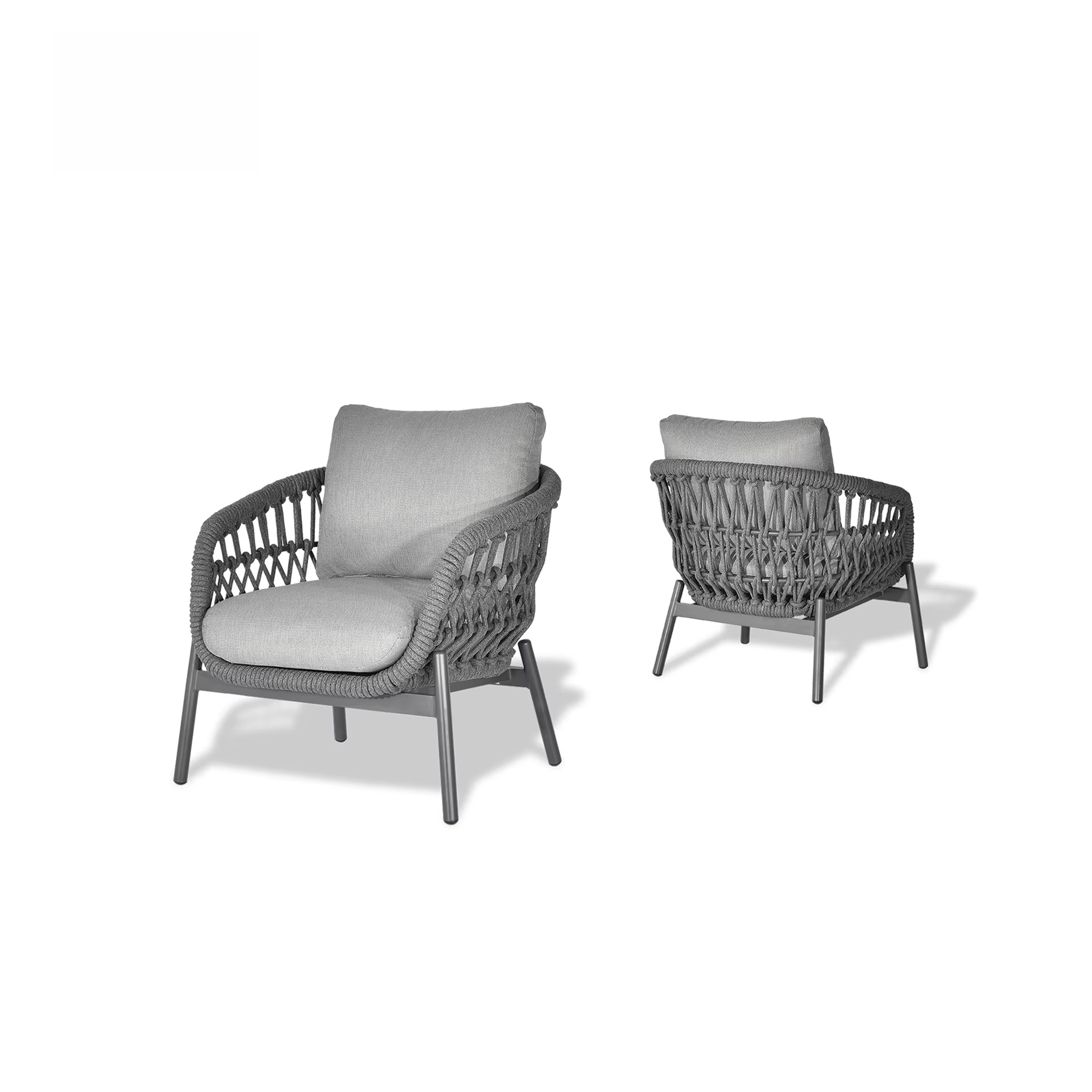 Set Sofa Taman Rotan Anyaman T - Outdoor Furniture Rope ulasan dan harga